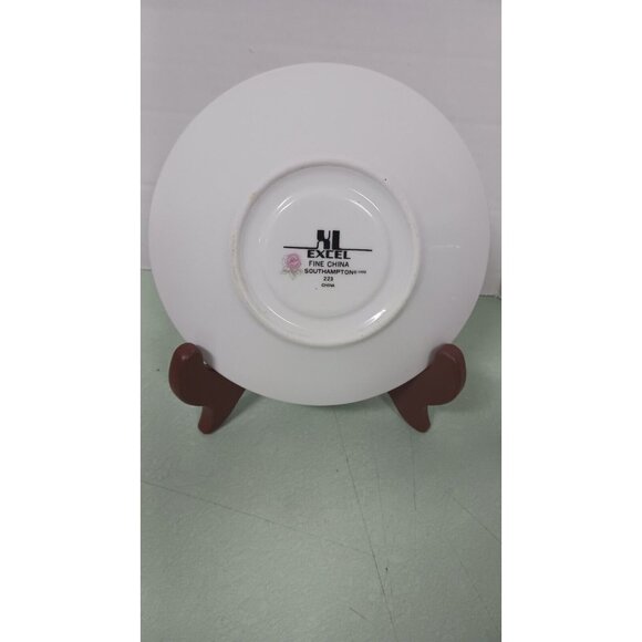 Excel Fine China Southampton Saucer #223 ©1993 Vintage - Picture 7 of 9